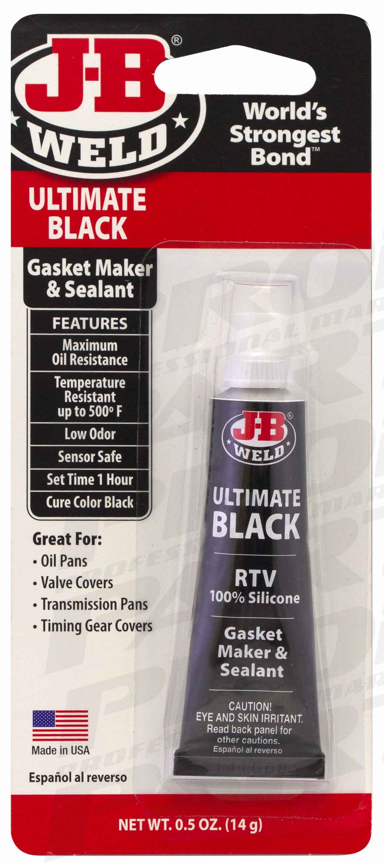 69 32509 | ULTIMATE BLACK RTV SILICONE 14G | JB WELD | Promt Parts